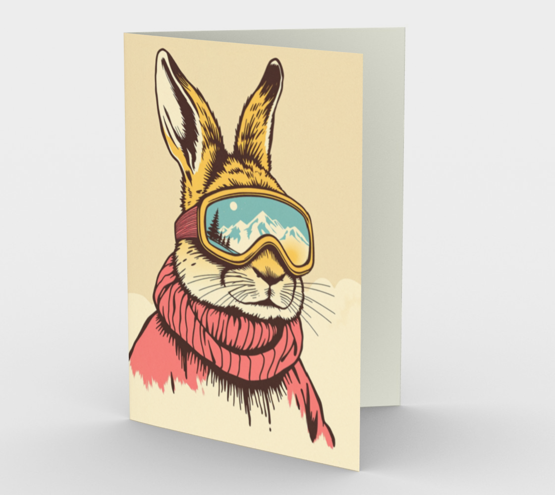 Ensemble de 3 cartes de souhaits "Bunny Love"