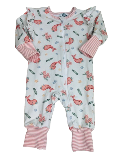 1 pièce évolutif à motifs de crevettes et crayons