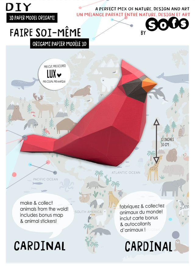 Kit to assemble - Cardinal red