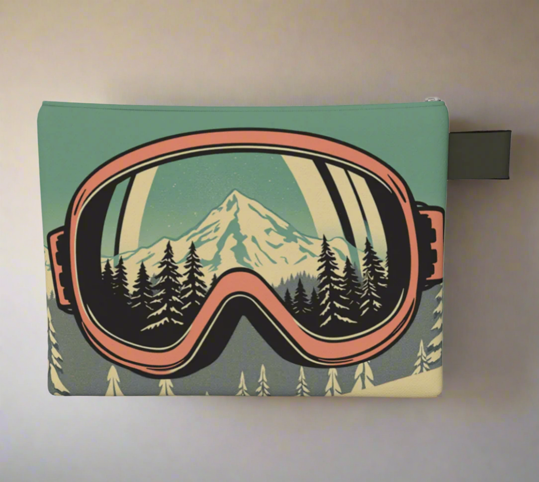 Sac à main de transport tout doux Google Ski mignon