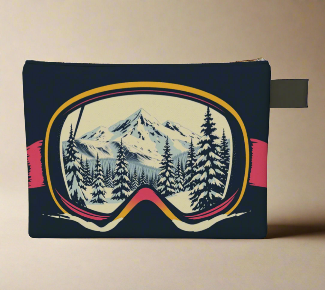 Sac à main de type robuste pour lunettes de ski
