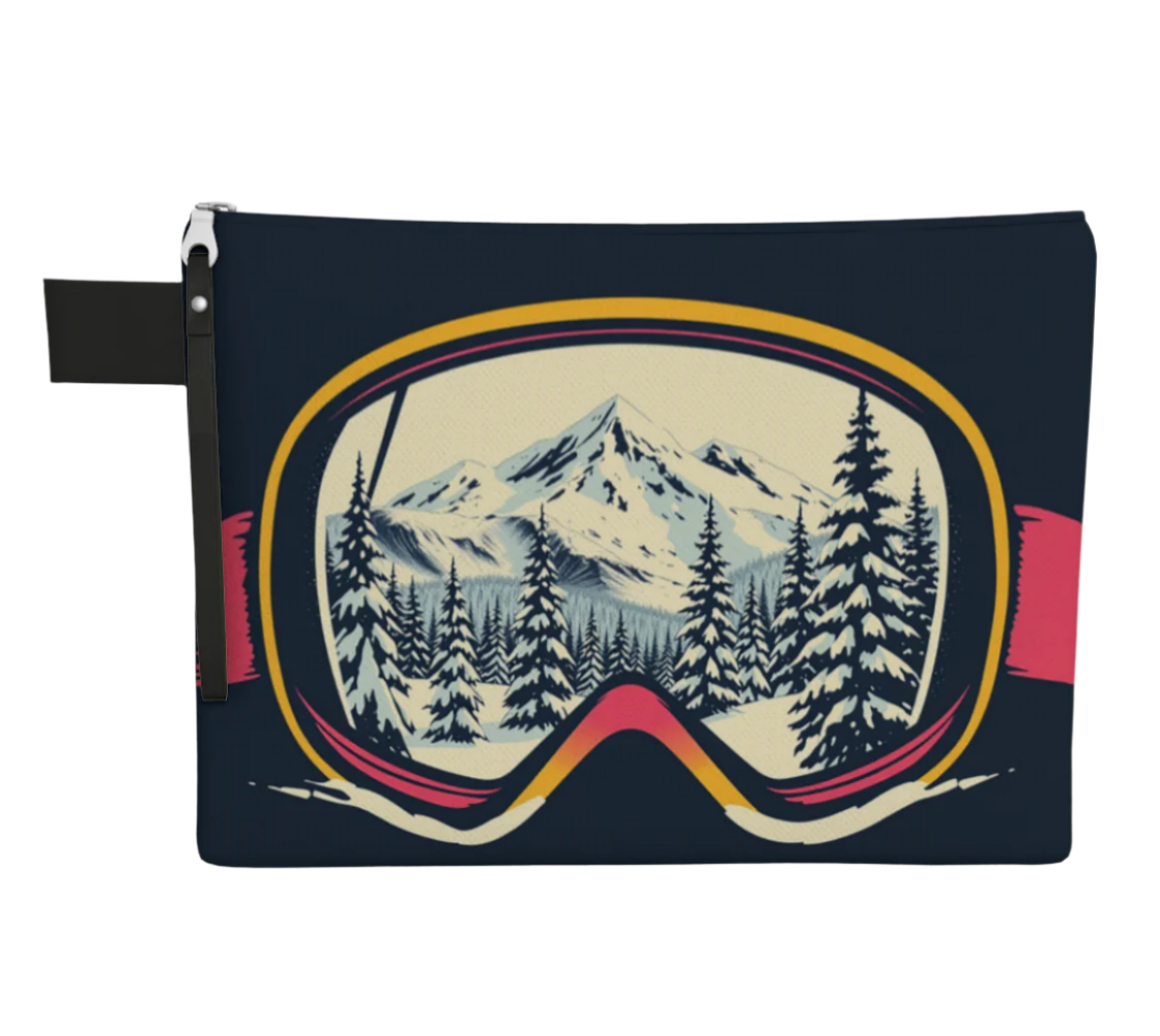 Sac à main de type robuste pour lunettes de ski