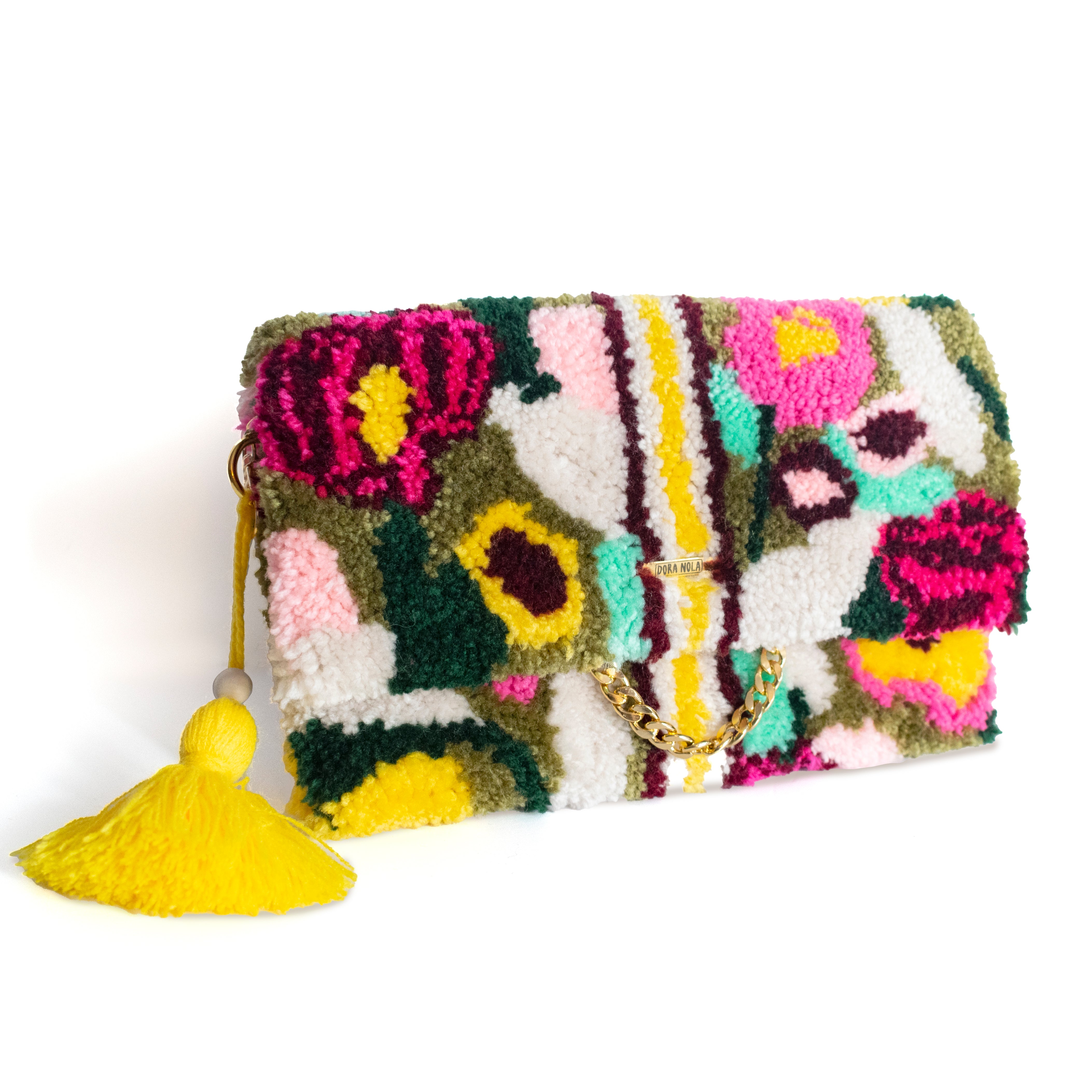 Sac à main touffeté à la main BLOOM