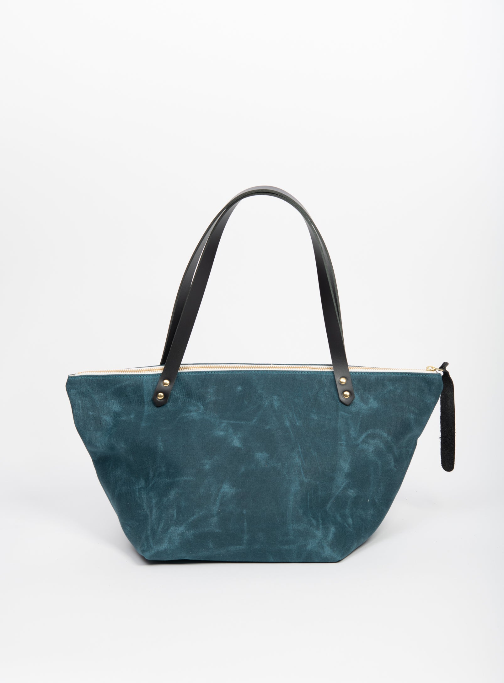 Sac de voyage en coton ciré et cuir modèle FRONTENAC