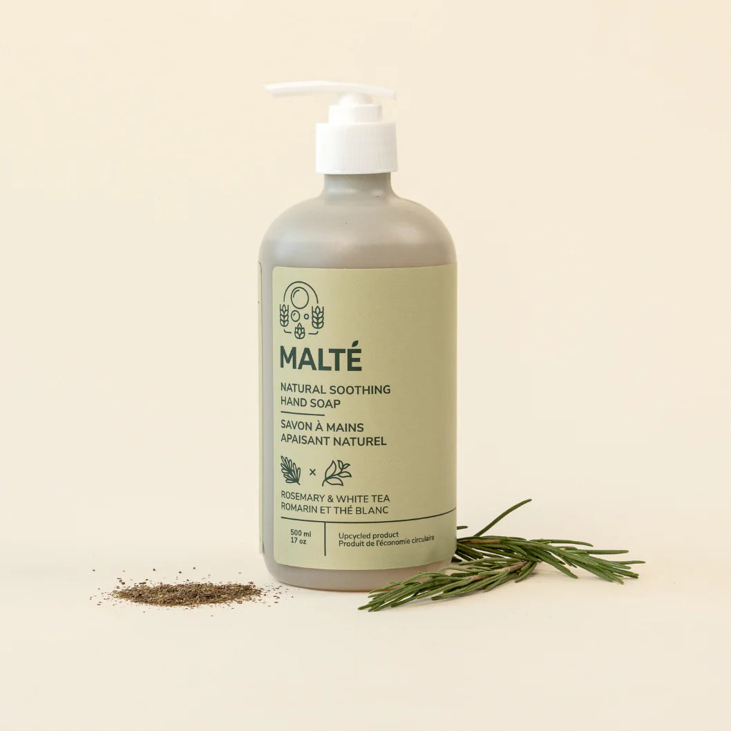 Savon à mains Naturel - Romarin et Thé Blanc