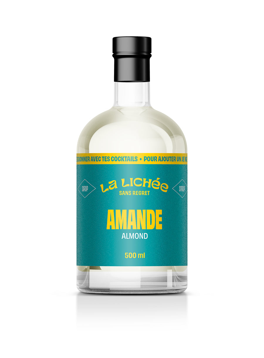 Sirop aromatisé à l'amande