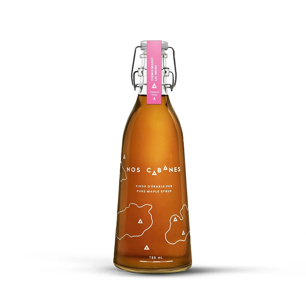 Sirop d'érable pur biologique - Chemin Brandy, Lac-Brome - format 750 ml