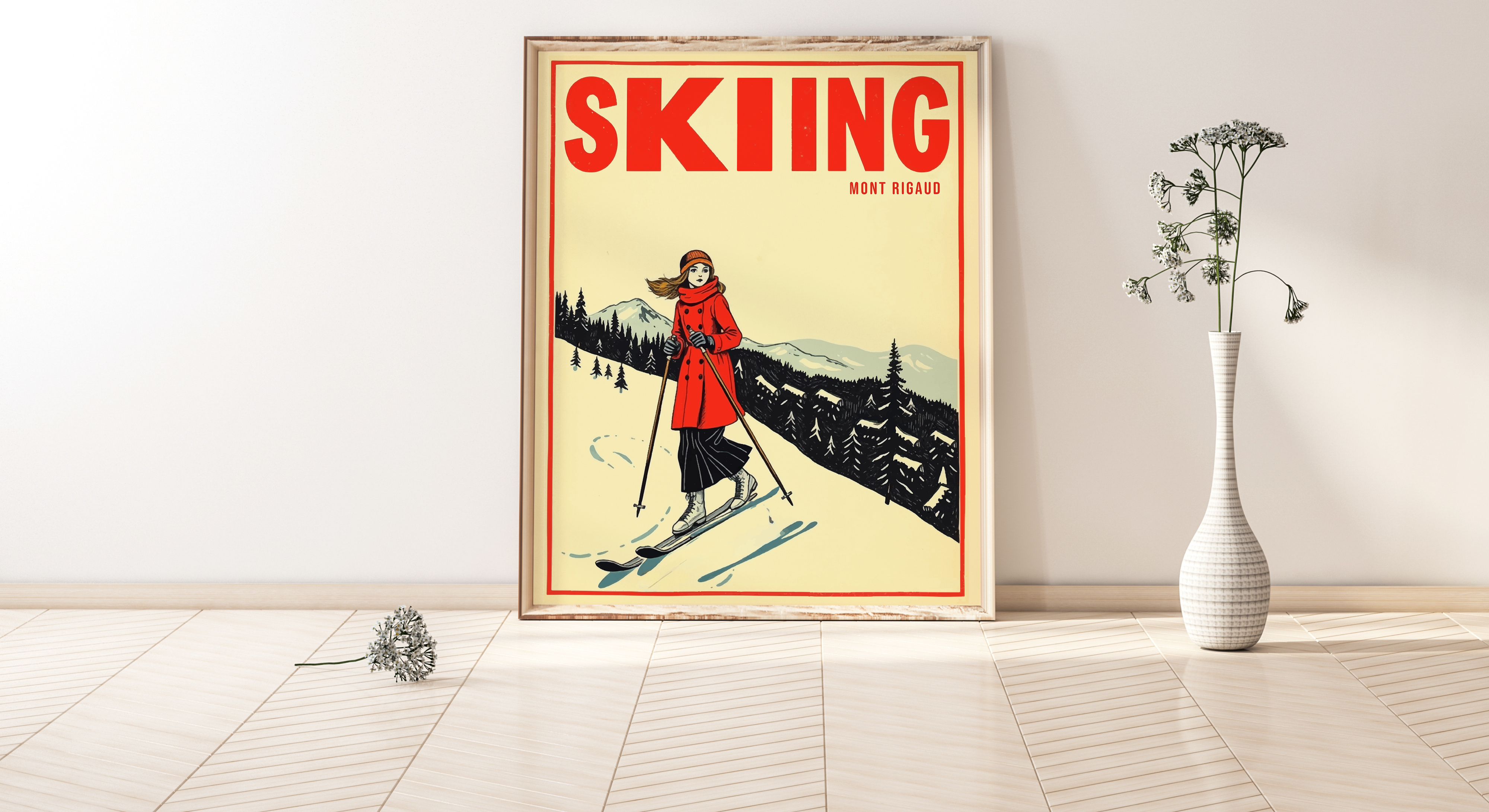 Affiche Ski Mont Rigaud