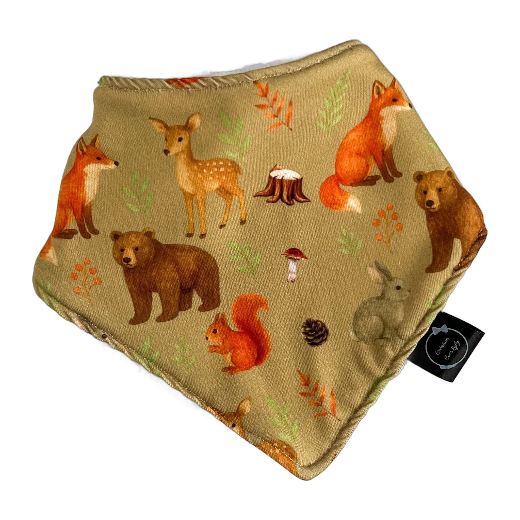 Bavoir pour bébé - Copains des bois