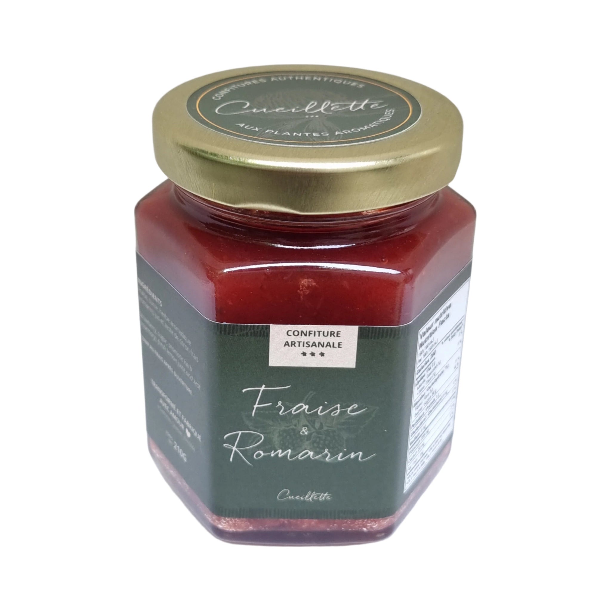Confiture artisanale - Fraise romarin