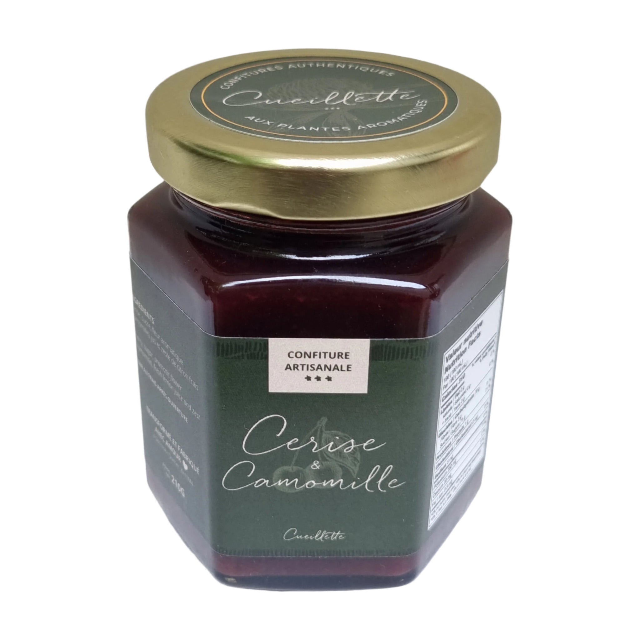 Confiture artisanale - Cerise Camomille