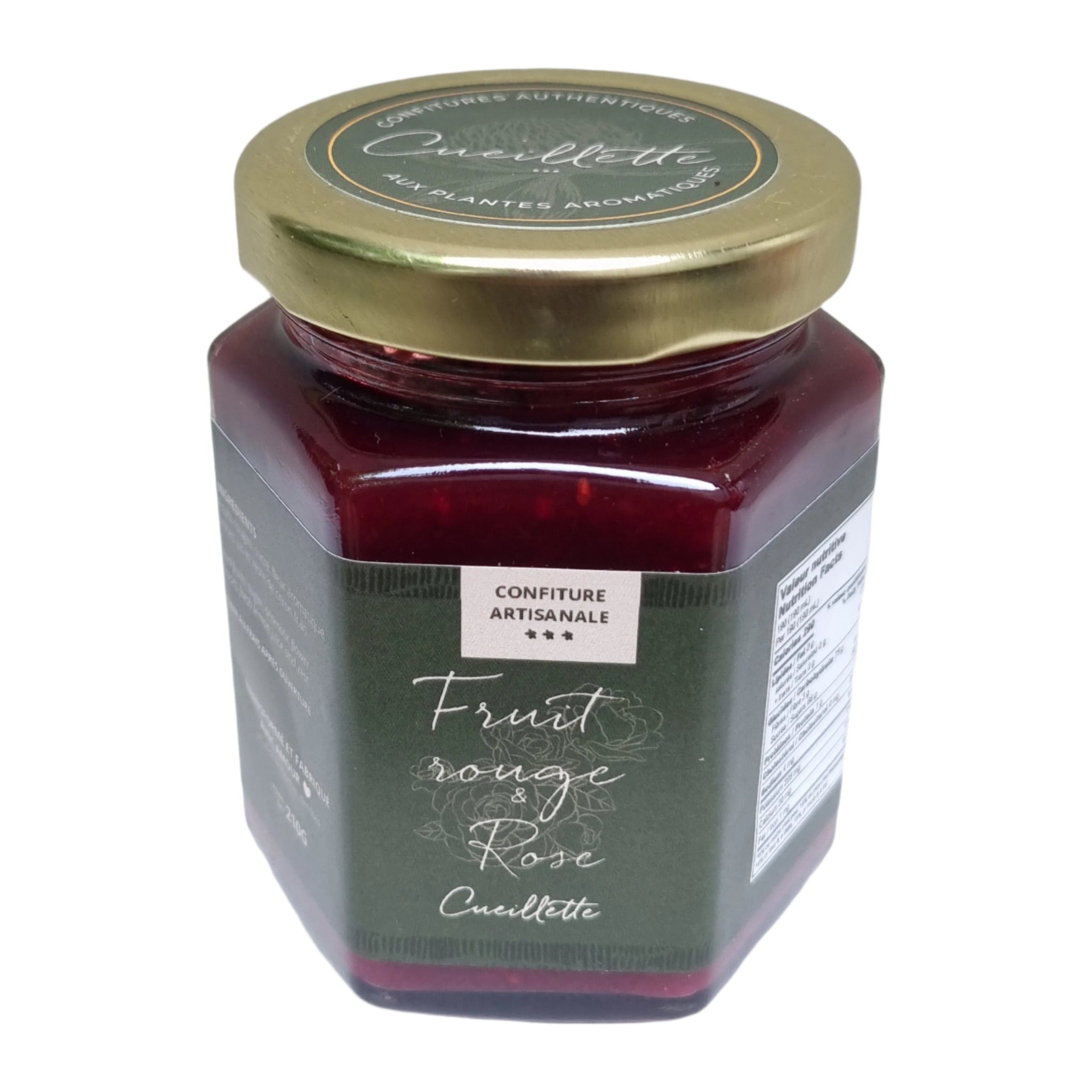 Confiture artisanale - Fruit rouge Rose