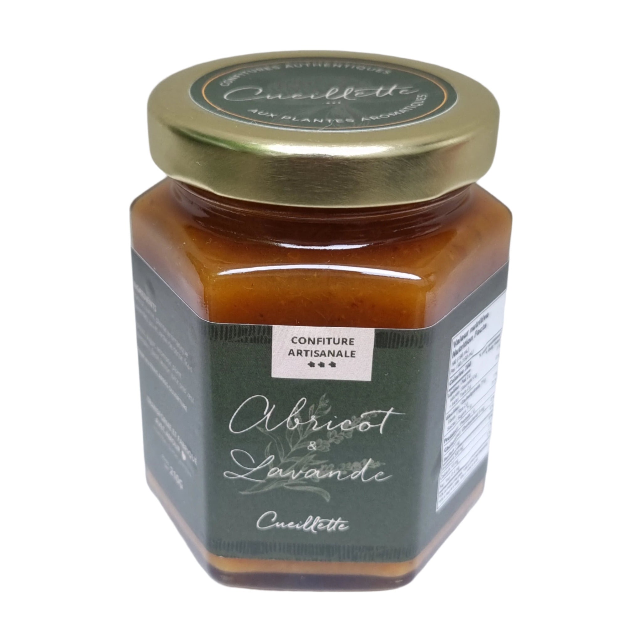 Confiture artisanale - Abricot lavande