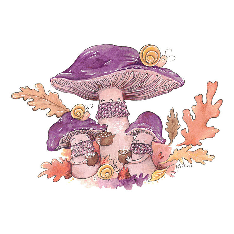Carte de souhaits - Fungi Fumet