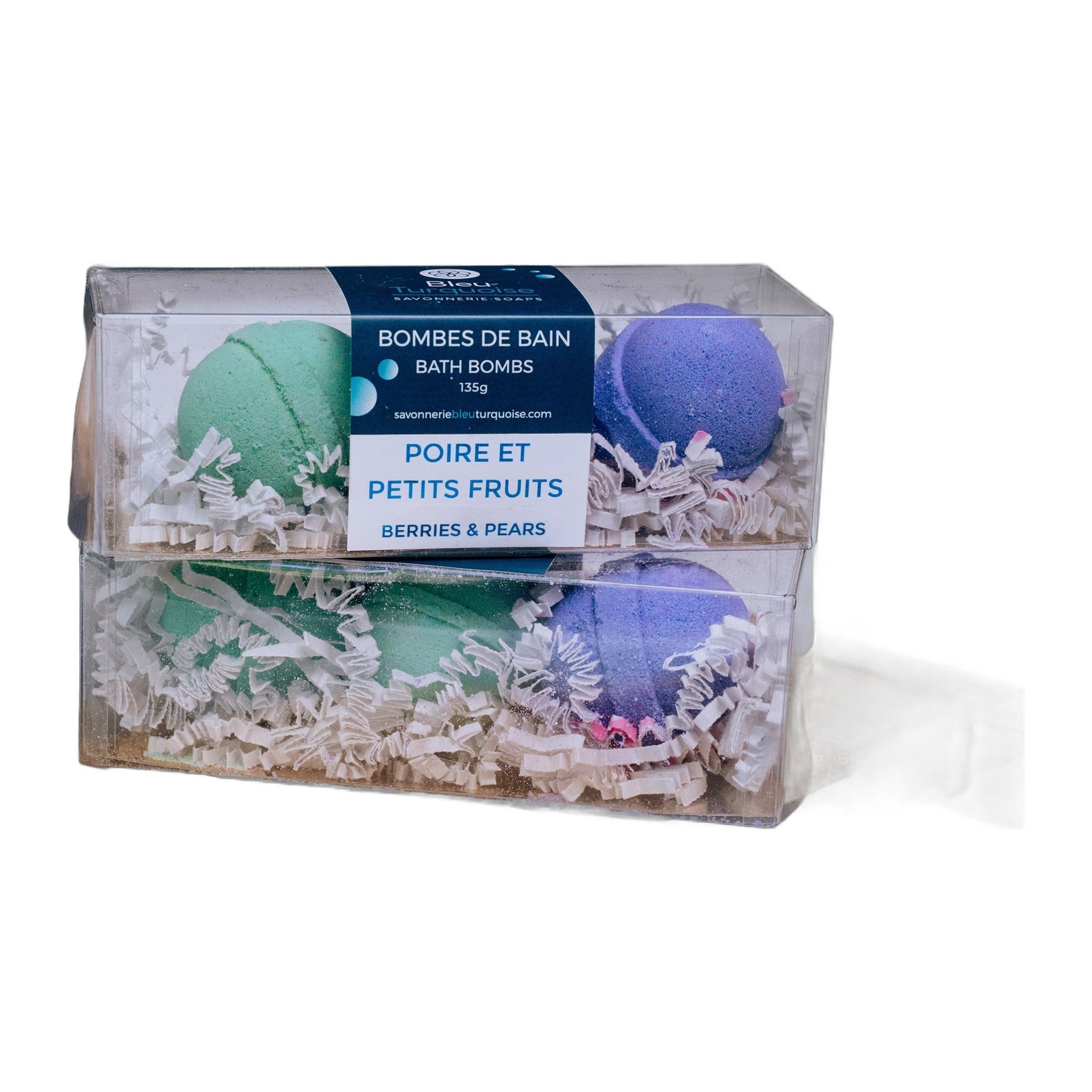 Trio de bombes de bain - Poire et petits fruits