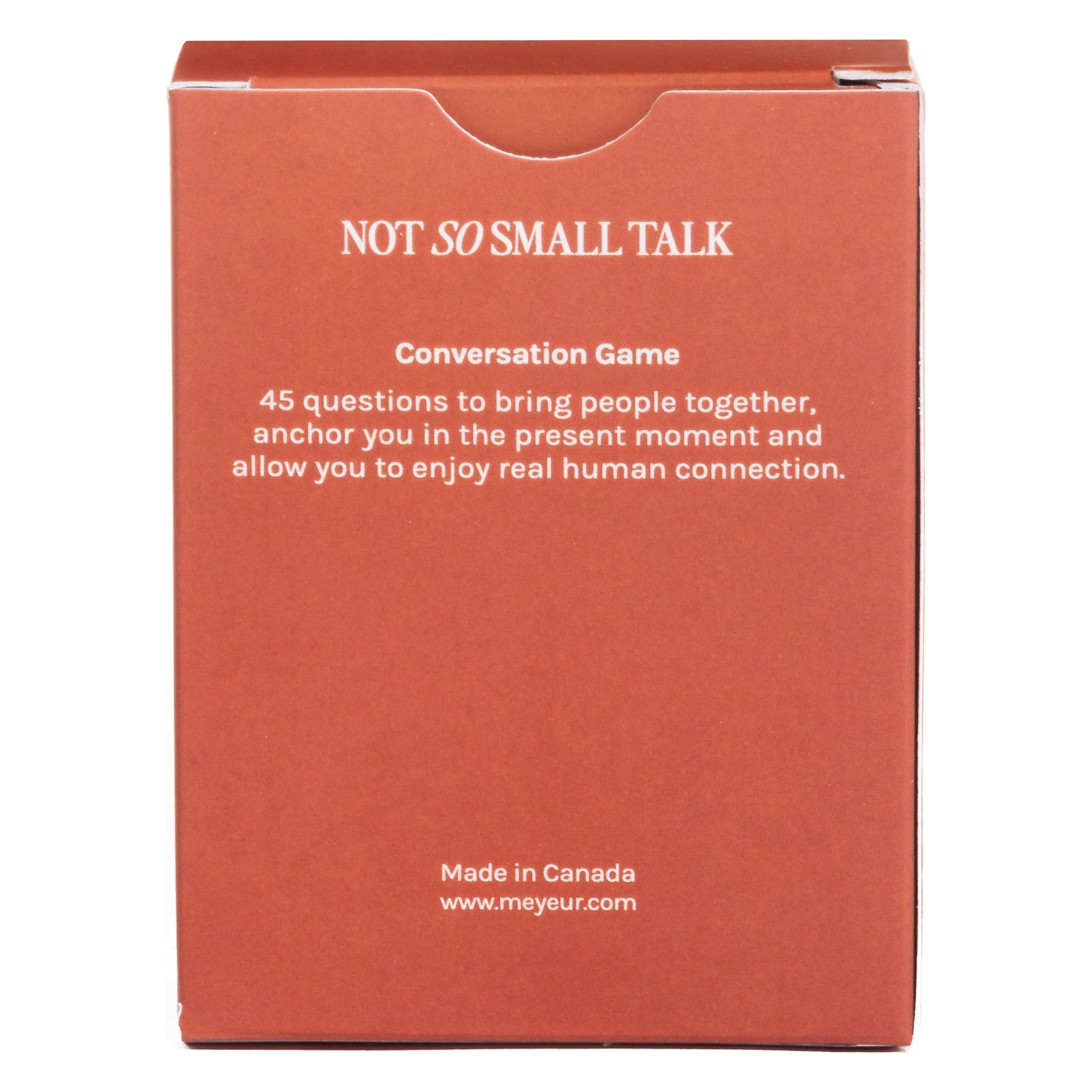 Not So Small Talk