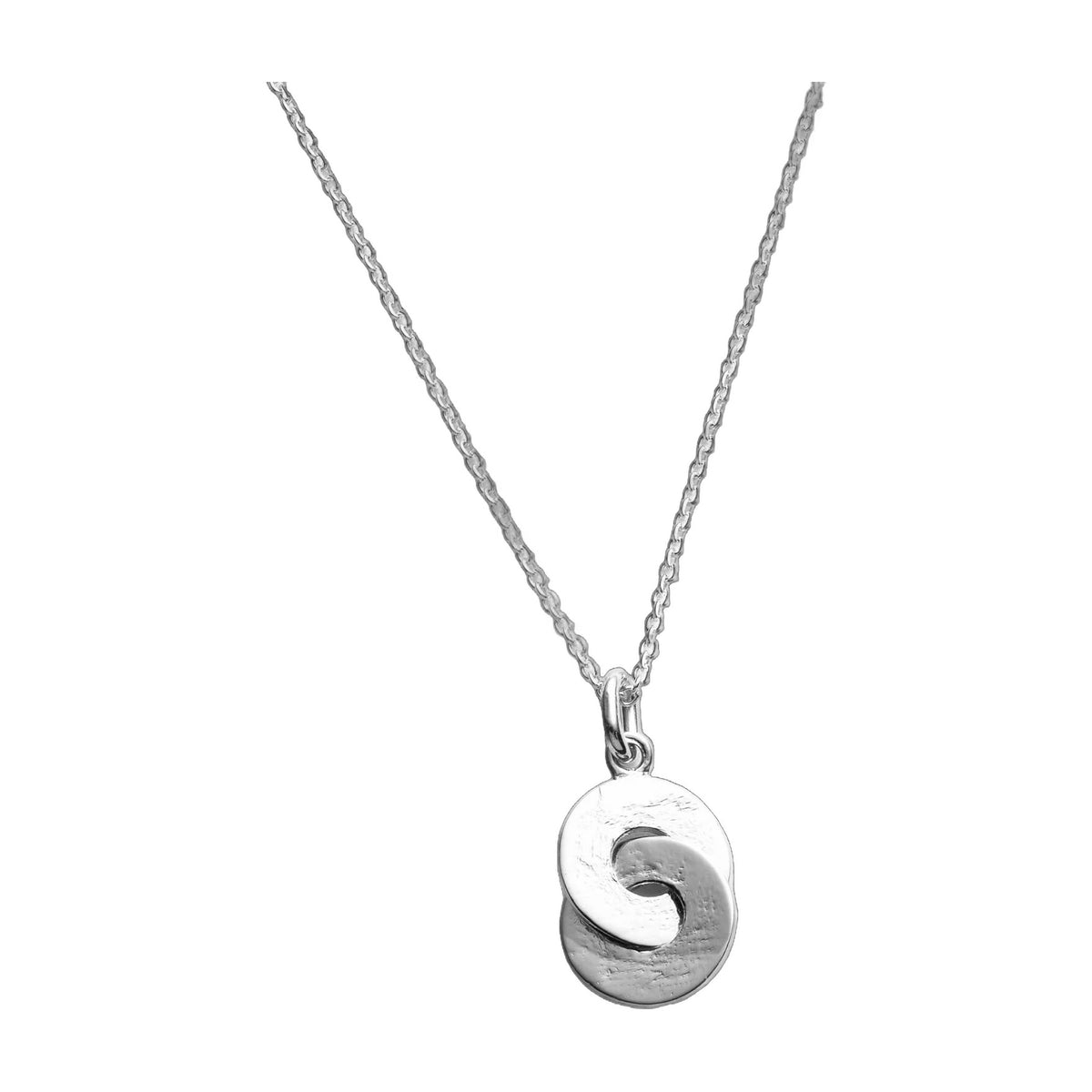 Engagée - Collier avec pendentif de cercles entrelacés