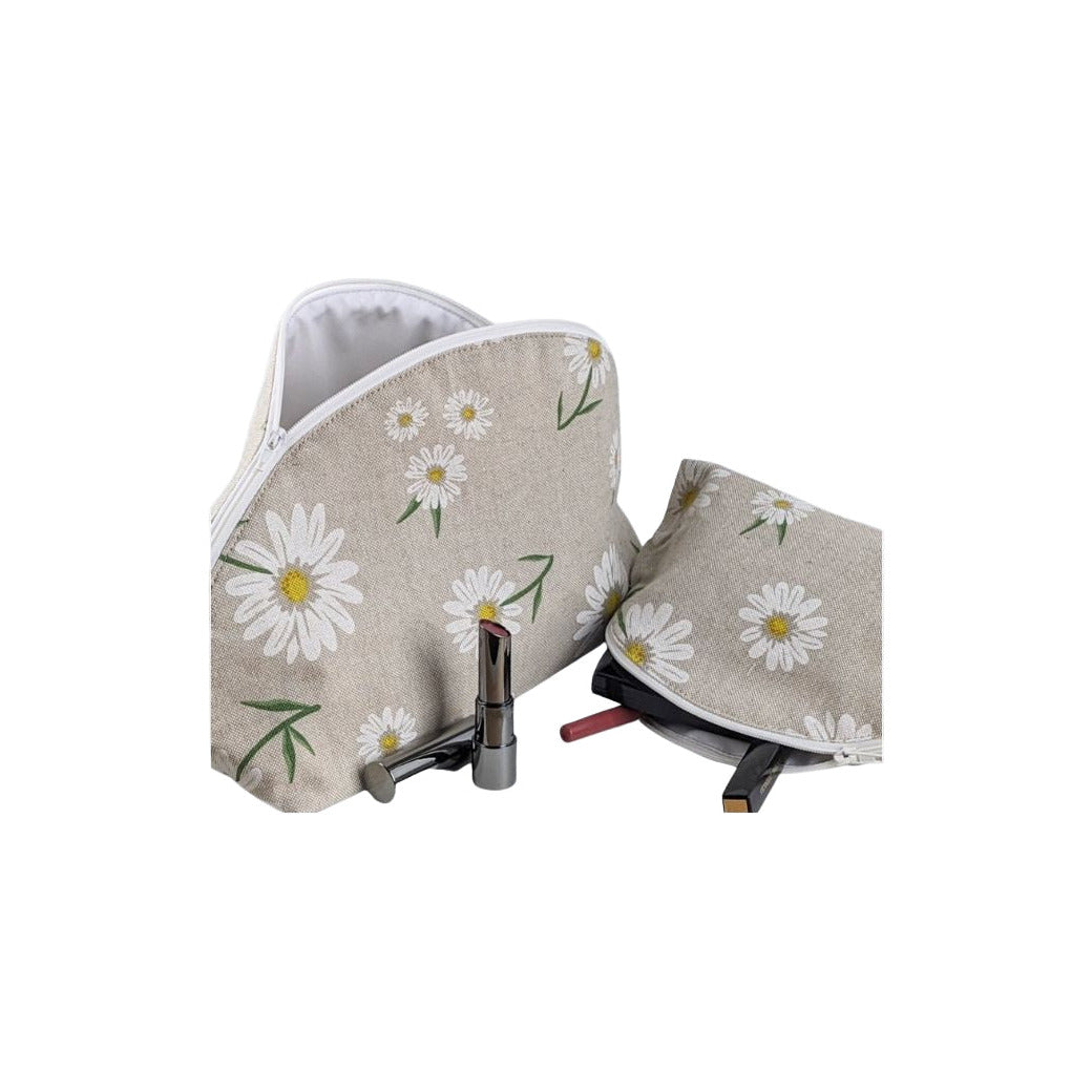 Sac à maquillage - Marguerites