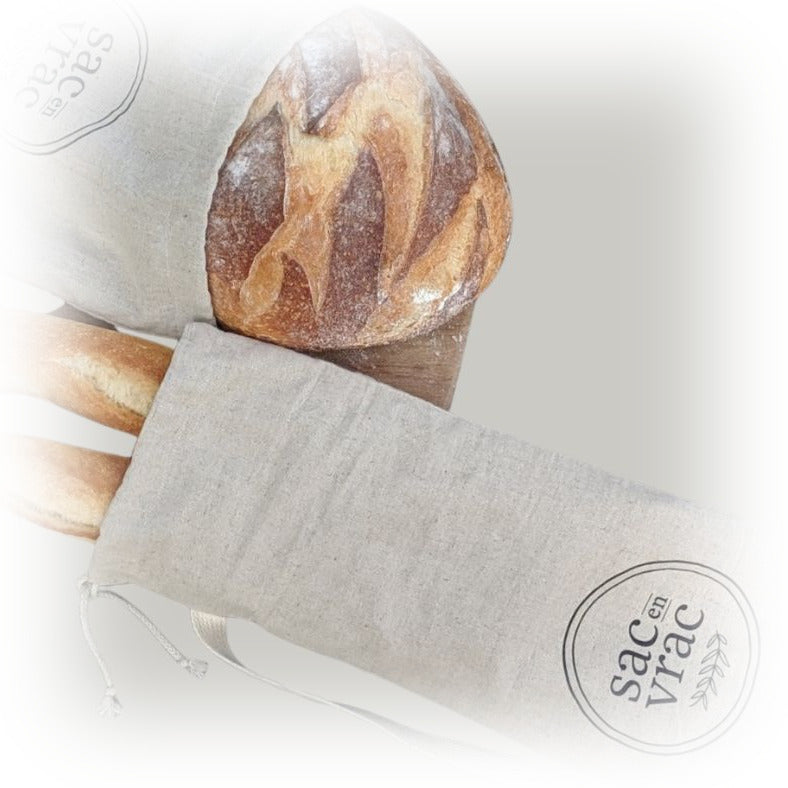 Sac à pain miche Ö Naturel doublé avec Pul alimentaire
