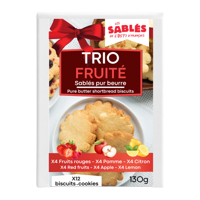 12 Sablés Trio Fruité