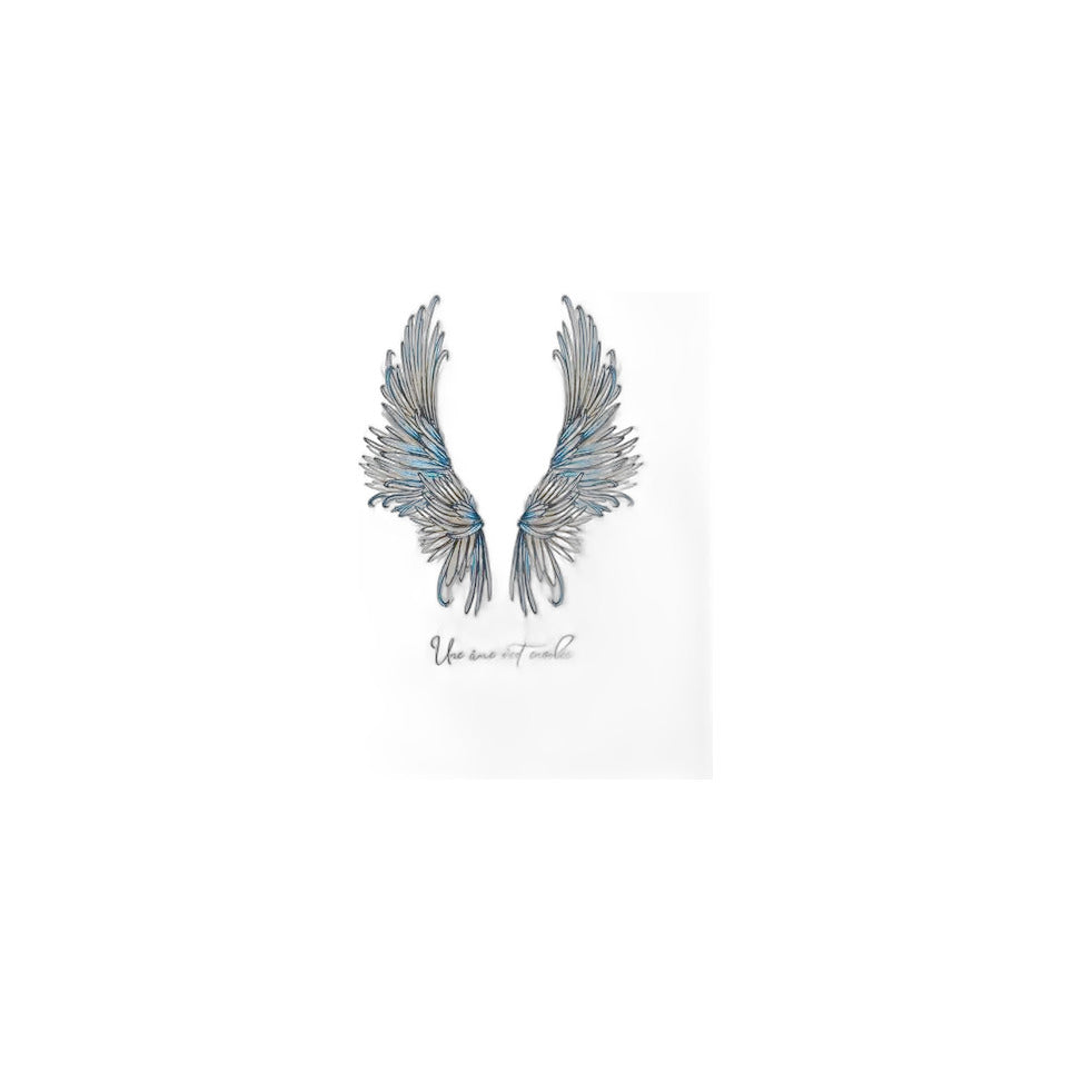 Carte de souhaits - Condoléances - Ailes d'ange