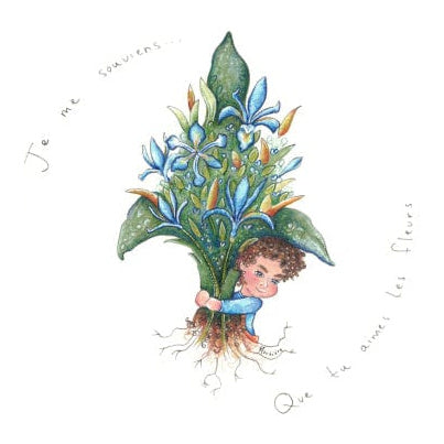 Carte de souhaits - Je me souviens