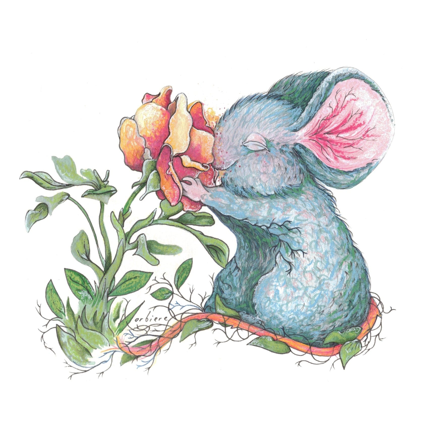 Carte de souhaits - Le parfum