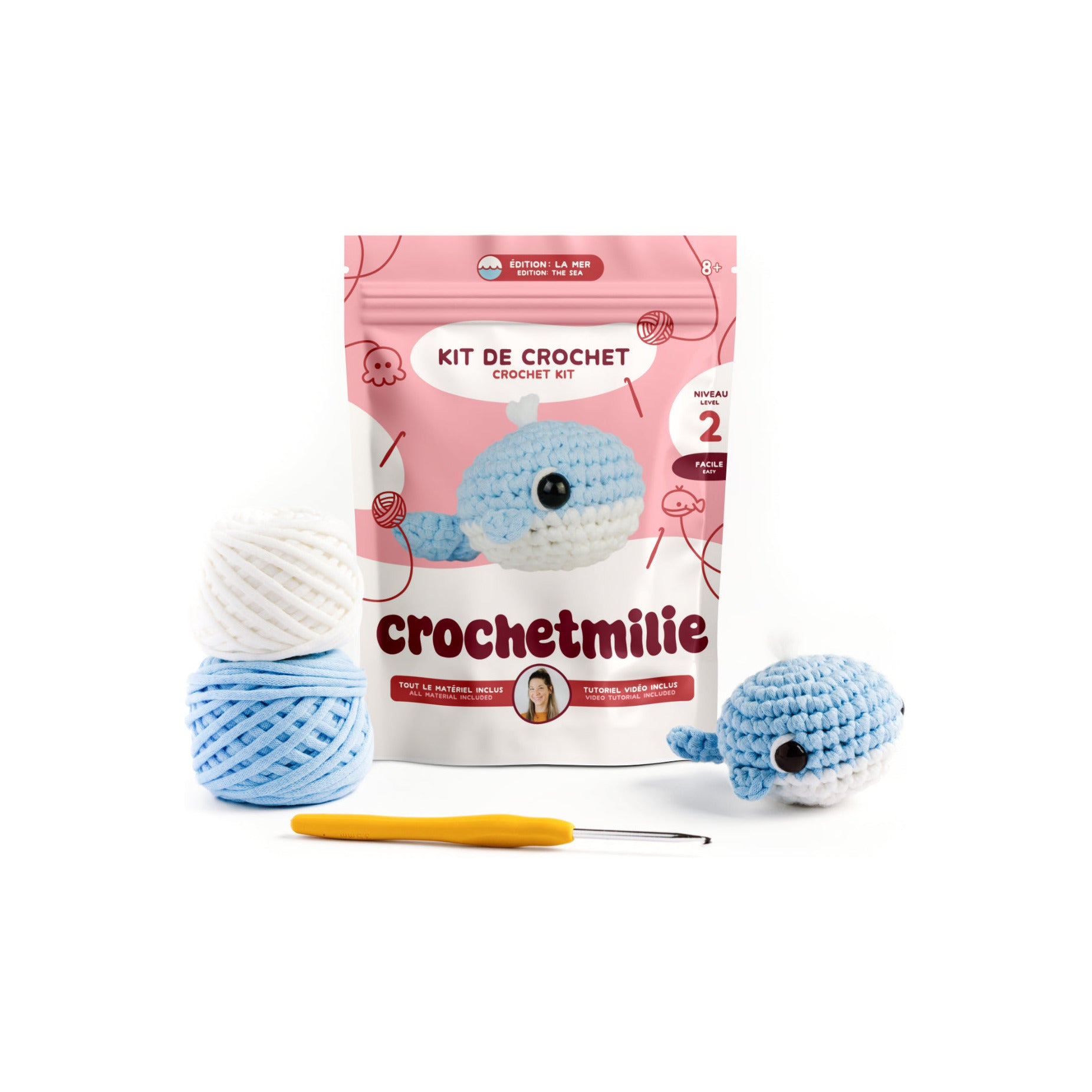 Kit de crochet - La baleine