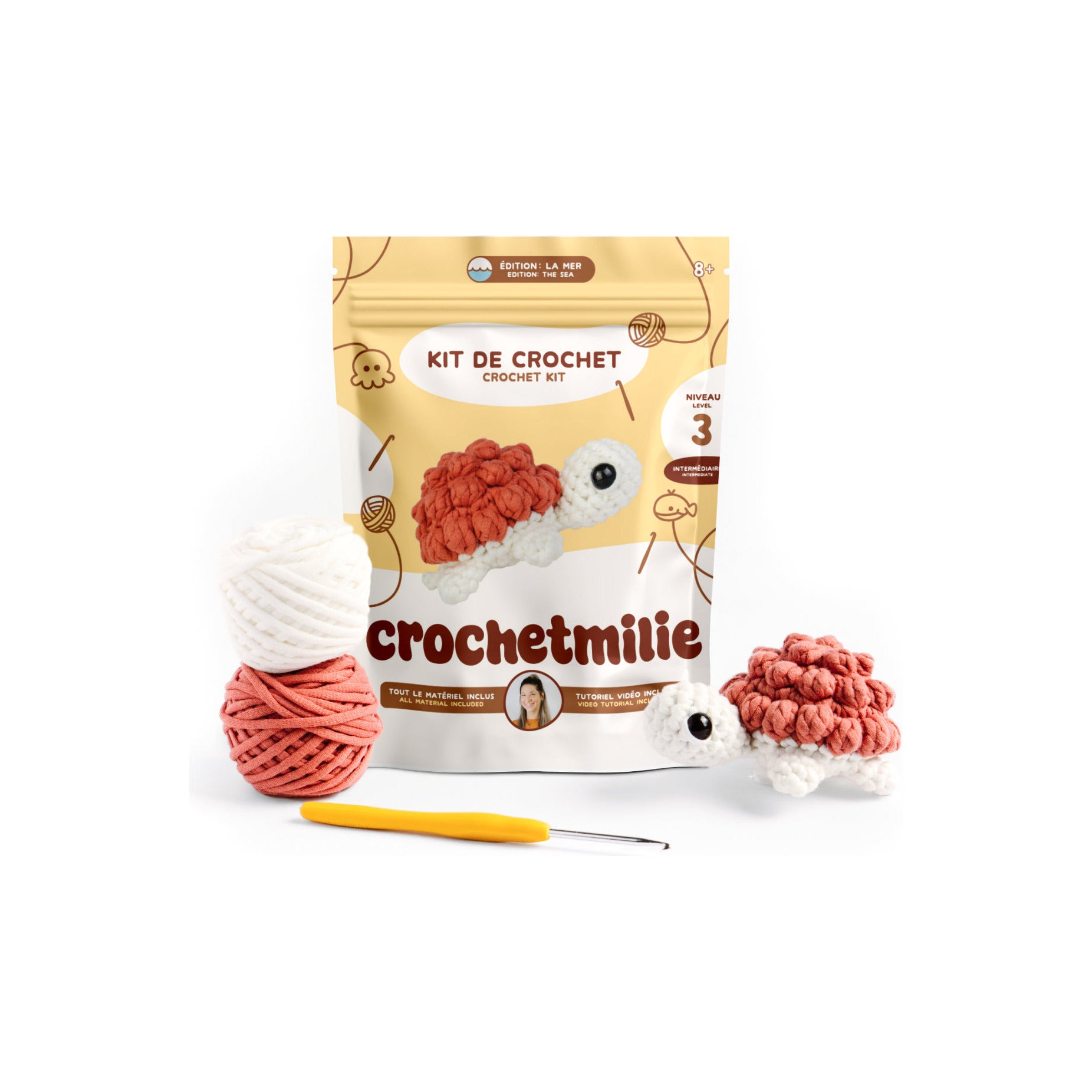 Kit de crochet - La tortue