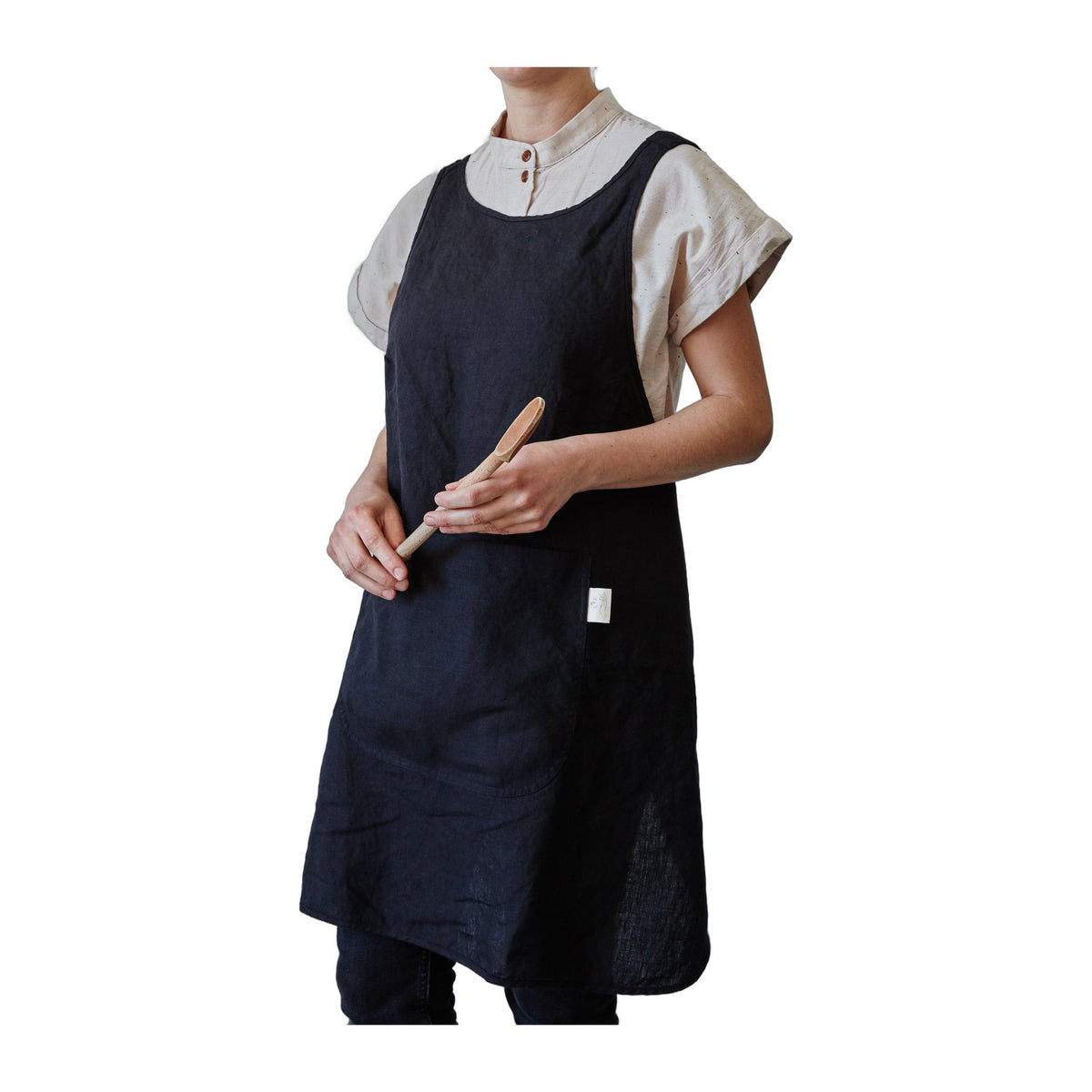 Linen Apron - Black