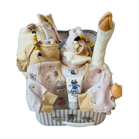 Panier-cadeau bébé personnalisé