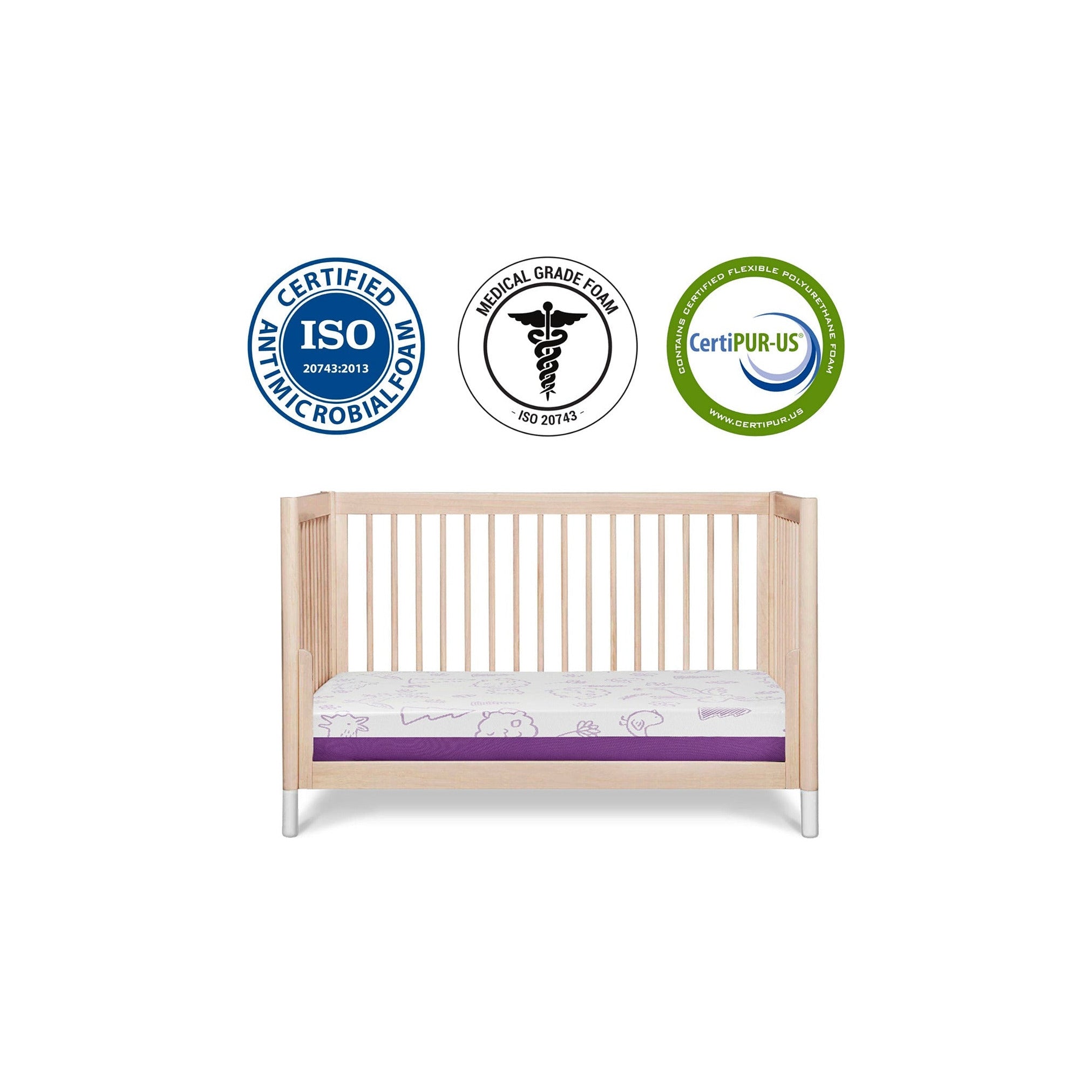 Polysleep Matelas Bébé 6"
