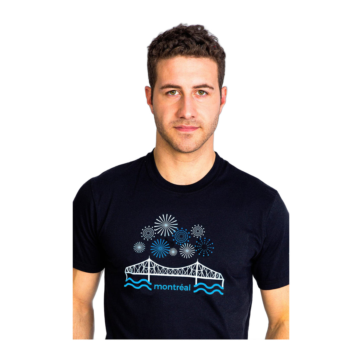 T-shirt pour homme - Pont Jacques-Quartier