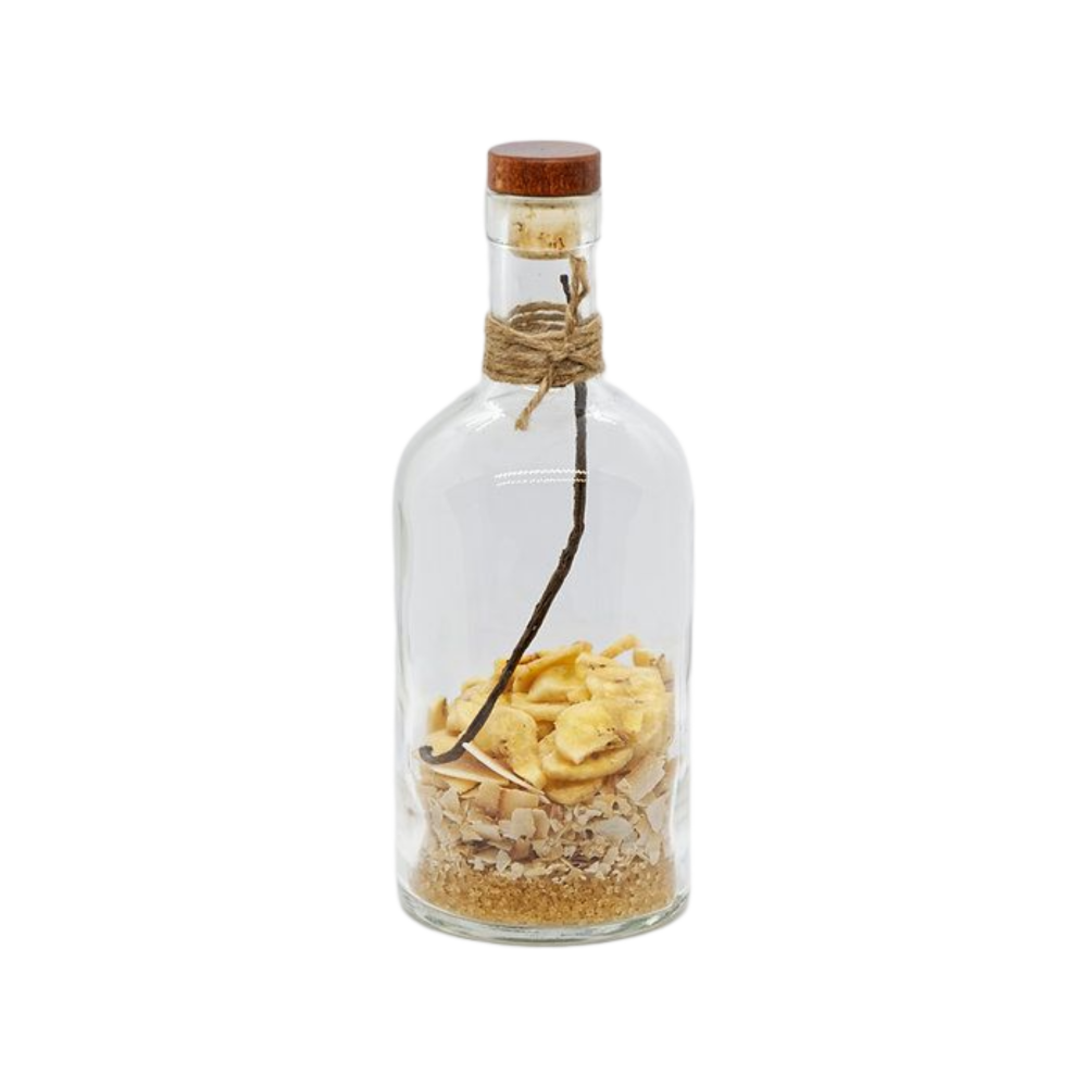 Préparation pour Rhum Arrangé :  Banane, Coco et vanille