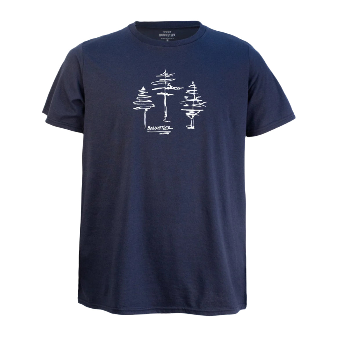 T-Shirt Homme Marine - Trois Arbres