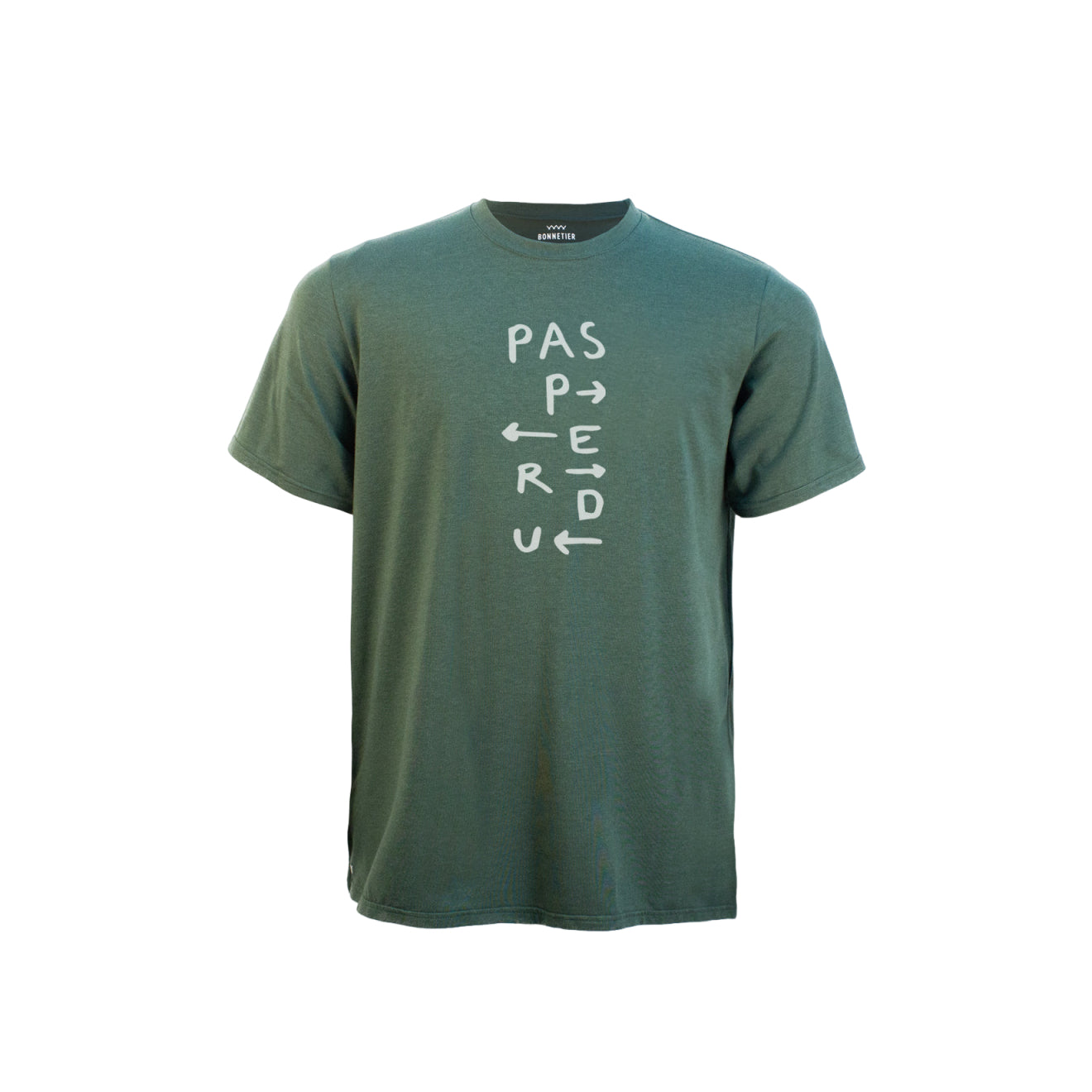 T-Shirt Homme Vert - Pas Perdu