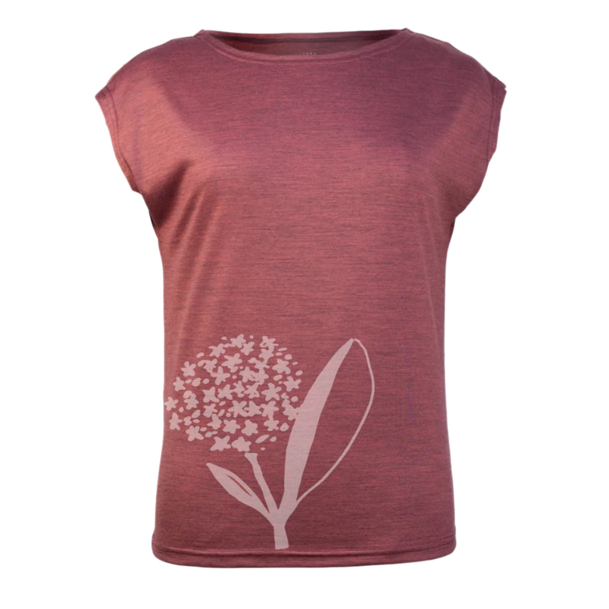 T-Shirt Mérinos Femme Terra Rosa Ultra Léger - Modèle Madrid