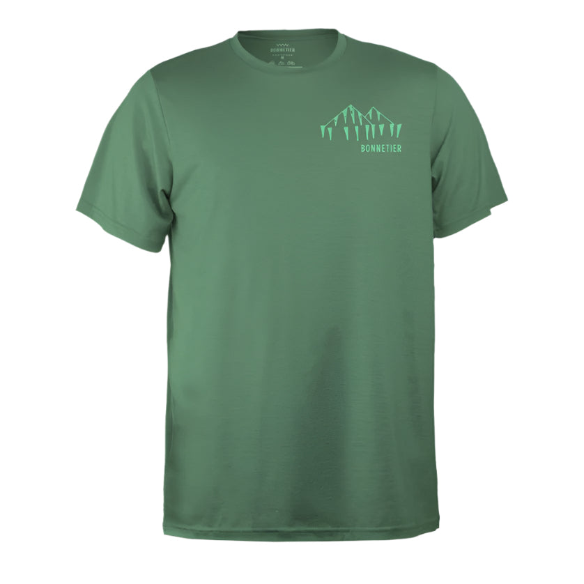 T-Shirt Mérinos Homme Sauje Ultra Léger - Bonnetier Tente