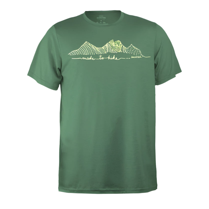 T-Shirt Mérinos Homme Sauje Ultra Léger - Made To Hike