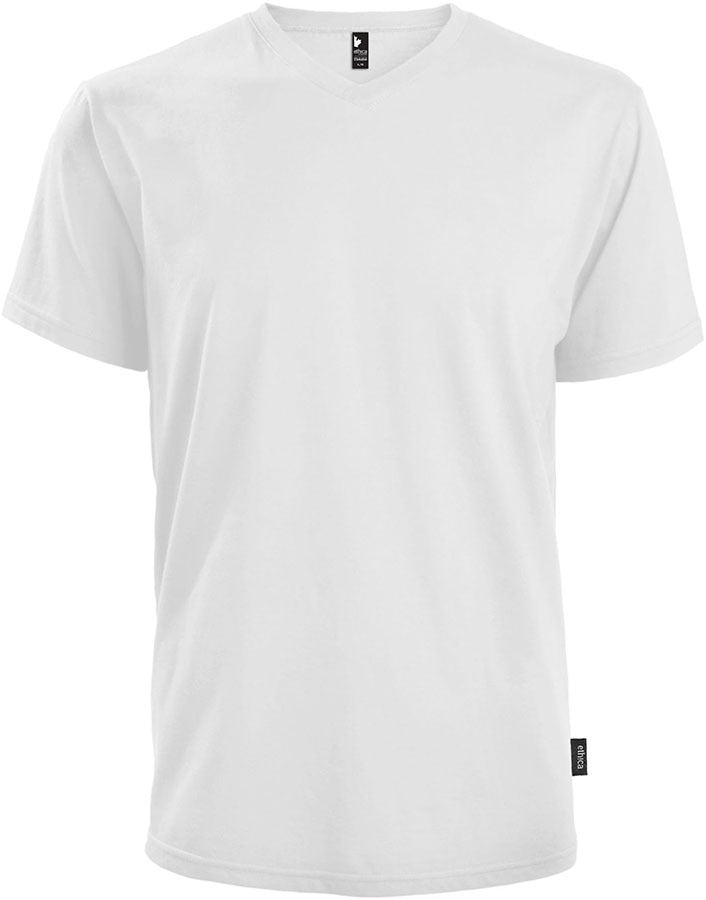 Le t-shirt col en V unisexe