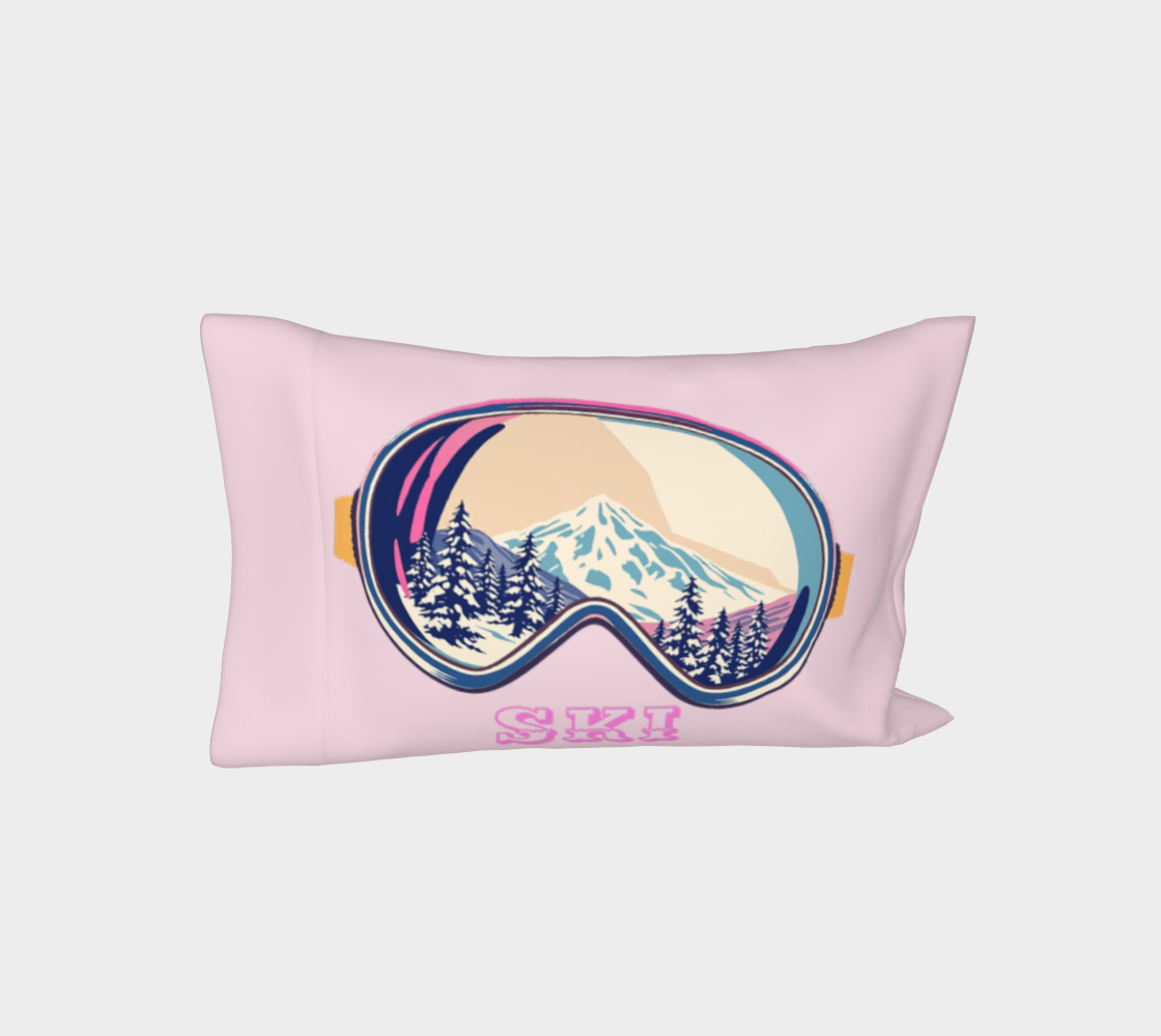 Taie d'oreiller de lit Housse d'oreiller en ski doux