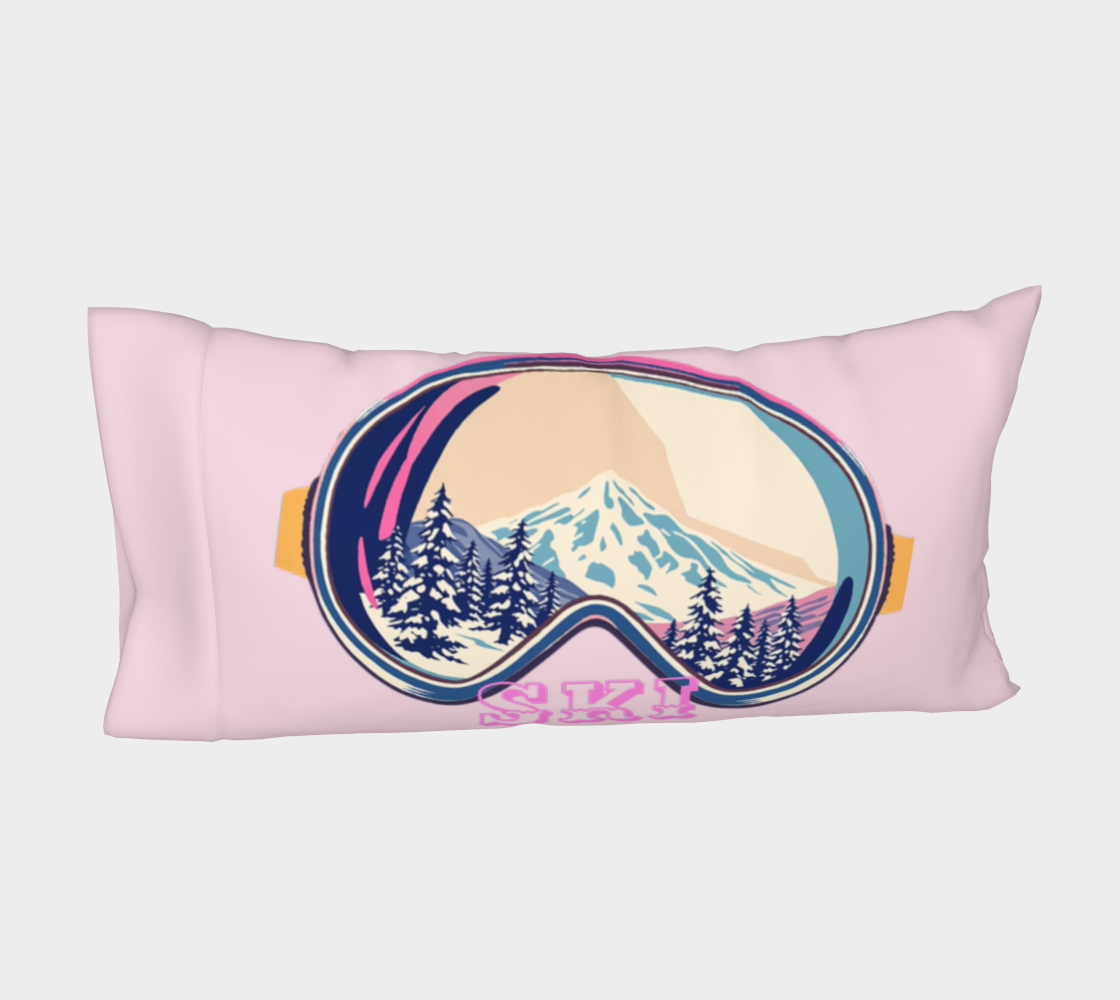 Taie d'oreiller de lit Housse d'oreiller en ski doux
