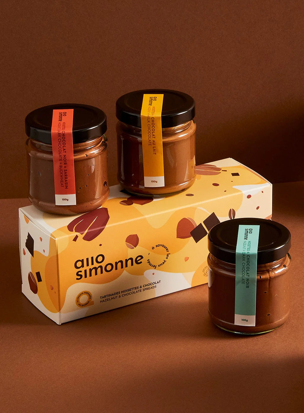 Trio tartinade jaune