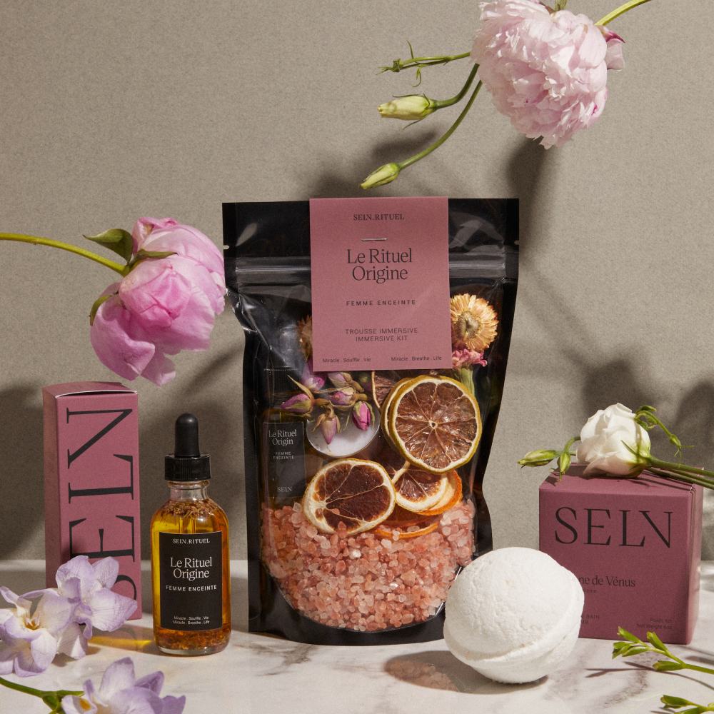 Trousse immersive pour le bain - Rituel Origine - Femme enceinte