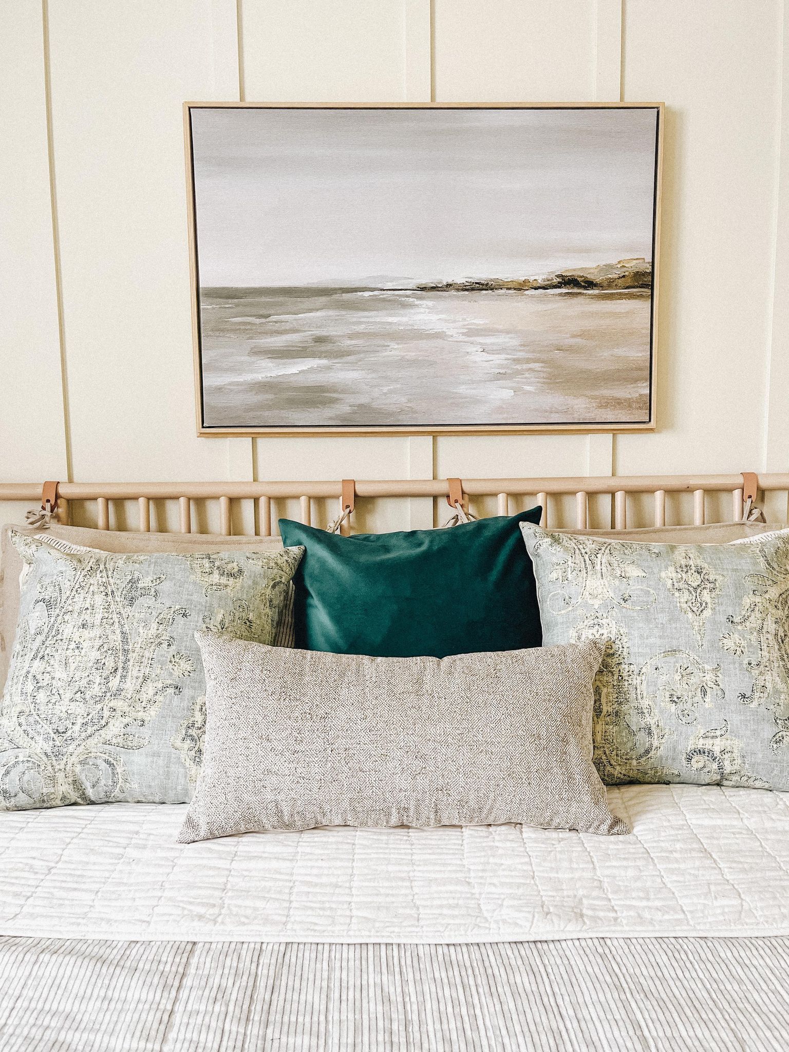 Housse de coussin Émilienne | Motif à losanges
