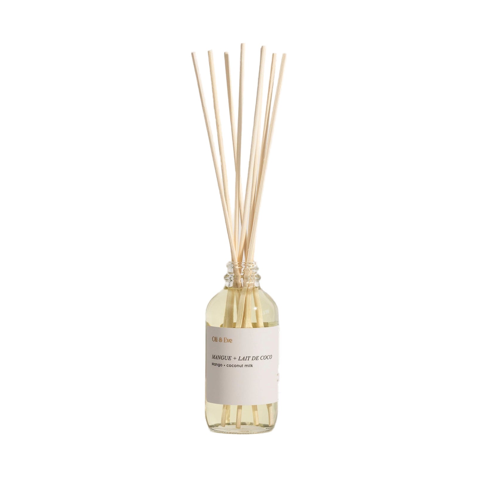 Diffuseur à roseaux Mangue et lait de coco - Oli & Eve