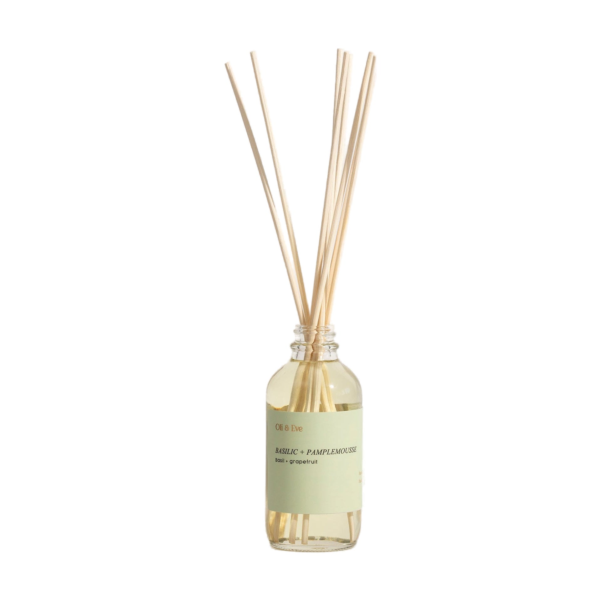 Diffuseur à roseaux - Basilic et pamplemousse - Oli & Eve