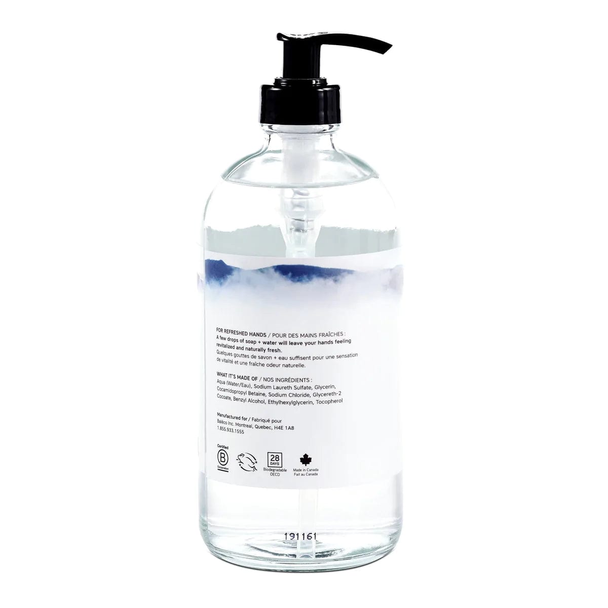 Fragrance-free liquid hand soap