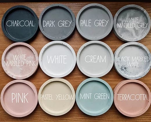 Pot en béton - Duo corps femme  | Choisissez votre couleur