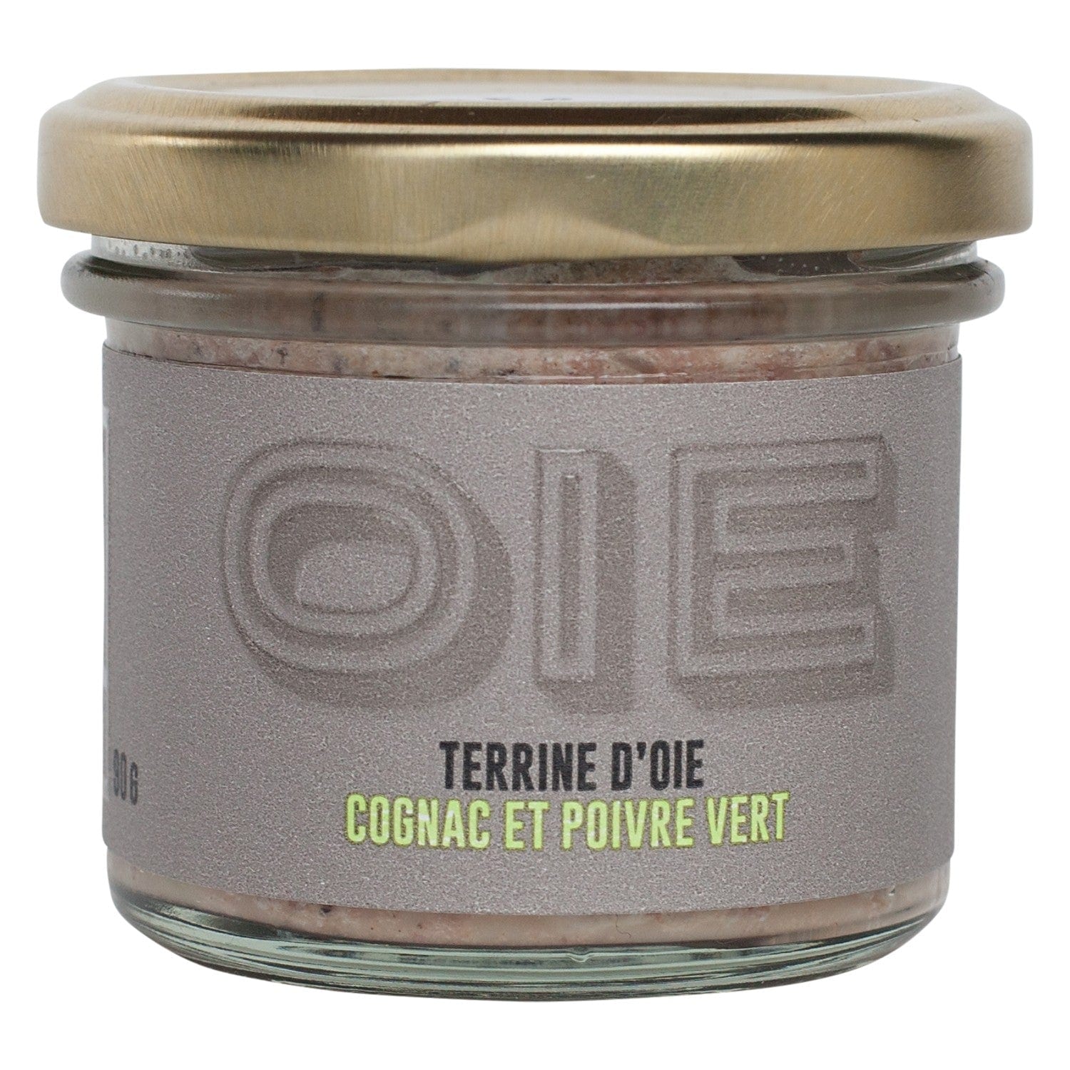 Terrine d'oie au cognac et au poivre vert